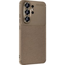 Ozka Concept Galaxy S26 Ultra Auto Focus Karbon Kapak - Kahverengi