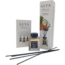 Alya 's Scents Pineapple & Coconut Bambu Çubuklu Oda Kokusu- Ananas & Hindistan Cevizi Kokusu