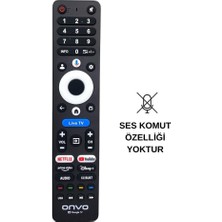 Onvo Google Tv Orjinal Logolu Kumanda Live Tv Tuşlu - Ses Komutsuz