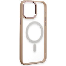 Ozka Concept iPhone 15 Pro Max Kılıf Room Magneticsafe Silikon - Pudra