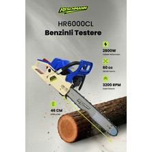 Reschmann R-HR6000CL Profesyonel Benzinli Zincirli Testere (60CC / 46CM)