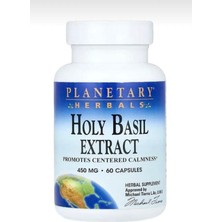 Planetary Herbals Holy Basil Extract 450 Mg 60 Kapsül