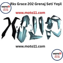 RKS Grace 202 Grenaj Kaporta Seti Yeşil | MOTO11