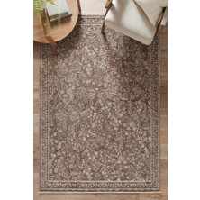 TCH Home Living Mira Vintage Bambu Polyester Eskitme Iskandinav Desenli Soft Dokuma Halı Salon Mutfak Oturma Yatak Odası Koridor Halısı