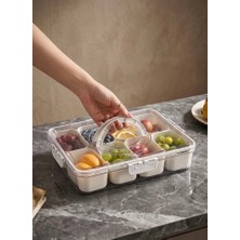 Beren Home Kahvaltılık Çerezlık Kapaklı Vakumlu  Saklama Kabı