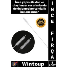 Wintoup #fırça Paslanmaz Çelik Esnek Ince Naylon Kıl Uzun Hijyenik Dar Tüp Bardak Pipet Temizleme Fırçası