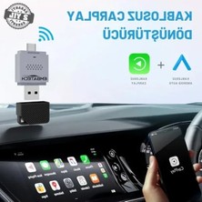MarkEntegra Kablosuz Android Auto ve Carplay Adaptörü, EMT-004