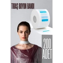 Zenvia Kuaför Tıraş Boyun Bandı - Berber Boyun Bandı Tek Kullanımlık Boyun Bandı 200 Adet 721616