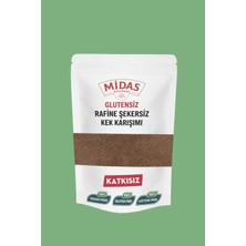 Midas Gourmet Glutensiz Rafine Şekersiz Kek Karışımı 250 gr – Sağlıklı Ev Yapımı Kek