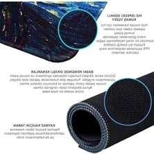 MarkEntegra 90X40 cm Xxl Gaming Mouse Pad, Starry Night Deseni