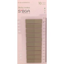 Mikasso Şeffaf Yeşil Postit Post-It Post It. Kitap Ayracı Ayraç Plastik Postit Sticker Not Kağıdı 200 Yaprak