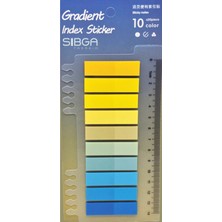 Mikasso Şeffaf Renkli Postit Post-It Post It. Kitap Ayracı Ayraç Postit Sticker Not Kağıdı 200 Yaprak Yapışk