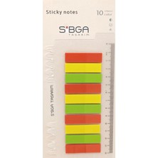 Mikasso Şeffaf Renkli Postit Post-It Post It. Kitap Ayracı Ayraç Plastik Postit Sticker Not Kağıdı 200 Yapra