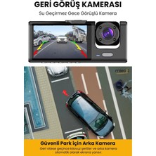 Renas Store 1s Wifi / App /1920P Fhd/ 170° Ultra Geniş Açı/gece Görüş/ G-Sensörü 3 Kameralı Araç KAMERASI(2025)