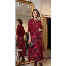 Park Moda Keten Elbise Ceket Ikili Takım(Italyan)