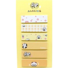 Mikasso Çocuklar Için Renkli Postit Post-It Post It. Kitap Ayracı Ayraç Sticker Not Kağıdı Kağıt 120 Yaprak