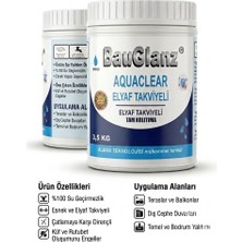 Bauglanz Aquaclear Elyaf Takviyeli Su Yalıtım Malzemesi - %100 Su Geçirmez Su Bazlı Izolasyon 3,5 kg