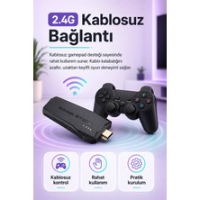 Renas Store Çift Kollu Kablosuz Oyun Konsolu Tv Bağlantılı Klasik Oyunlar Için Pratik Set