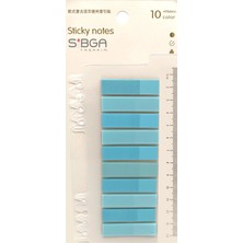 Mikasso Şeffaf Renkli Postit Post-It Post It. Kitap Ayracı Ayraç Postit Sticker Not Kağıdı 200 Yaprak Yapışk