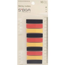 Mikasso Şeffaf Renkli Postit Post-It Post It. Kitap Ayracı Ayraç Postit Sticker Not Kağıdı 200 Yaprak Yapışk