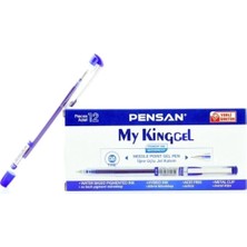 Seyfi Kırtasiye Jel Kalem- My-Kıng 0,5 mm Mavı Metal Klp - 12 Adet