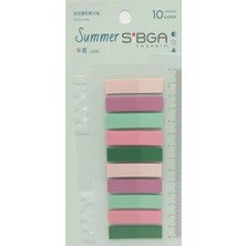 Mikasso Şeffaf Renkli Postit Post-It Post It. Kitap Ayracı Ayraç Postit Sticker Not Kağıdı 200 Yaprak Yapışk