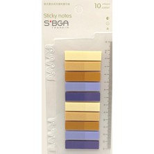 Mikasso Şeffaf Renkli Postit Post-It Post It. Kitap Ayracı Ayraç Postit Sticker Not Kağıdı 200 Yaprak Yapışk