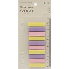 Mikasso Şeffaf Renkli Postit Post-It Post It. Kitap Ayracı Ayraç Postit Sticker Not Kağıdı 200 Yaprak Yapışk