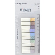 Mikasso Simli Parlak Postit Post-It Post It. Kitap Ayracı Ayraç Plastik Postit Sticker Not Kağıdı 200 Yaprak