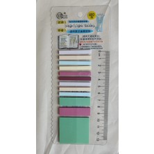 Mikasso 480 Yaprak Ince Şerit Şeffaf Renkli Postit Post-It Post It. Kitap Ayracı Ayraç Postit Sticker Yapışk