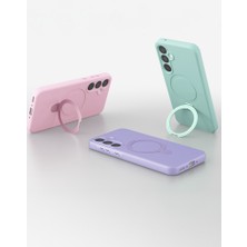 Norino Galaxy A35 5g Regal Magsafe Standlı Kapak - Lacivert