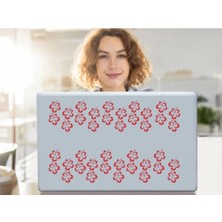 Mikasso Defter Sticker,laptop Sticker Pembe Çiçekli Pvc 48X33X0,5CM