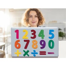 Mikasso Defter Sticker,laptop Sticker Rakamlı Desen Pvc 48X33X0,5CM