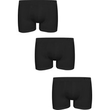John Frank Three Pack Natural Hıdden Modal Boxer White