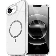 Zenvia Znv Apple iPhone 16E Live Diamond Magsafe Kapak - Şeffaf ZNV2029