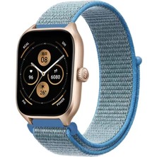 Zenvia Znv Watch 22MM Hasırlı Cırtcırtlı Kordon - Turkuaz ZNV2029