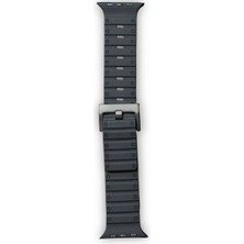 Zenvia Znv Apple Watch 42MM Magnus Mıknatıslı Silikon Kordon - Siyah ZNV2029