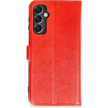 Zenvia Znv Samsung Galaxy M34 5g Kılıf Trend S Plus Kapaklı Kılıf - Kırmızı ZNV2029
