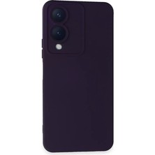 Zenvia Znv Vivo Y17S Kılıf Nano Içi Kadife Silikon - Mor ZNV2029