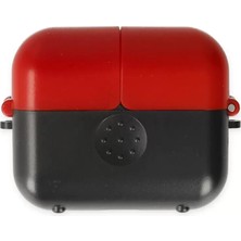 Zenvia Znv Apple Airpods 3 (3.nesil) Basmalı Kılıf - Siyah-Kırmızı ZNV2029