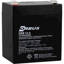 Zenvia Znv Orbus ORB12-5 12 Volt 5 Amper Kuru Akü (90X70X101 Mm) ZNV2029