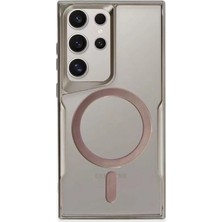 Zenvia Znv Samsung Galaxy S24 Ultra Kılıf Boyi Magsafe Silikon Kapak - Titan Gri ZNV2029