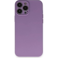 Zenvia Znv Apple iPhone 13 Pro Kılıf Nano Içi Kadife Silikon - Koyu Lila ZNV2029