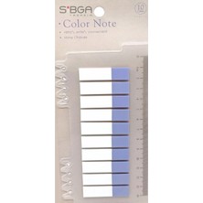 Mikasso Şeffaf Eflatun Yarım Postit Post-It Post It. Kitap Ayracı Ayraç Postit Sticker 200 Yaprak Yapışkanlı