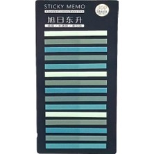 Mikasso Ince Şerit Şeffaf Renkli Postit Post-It Post It. Kitap Ayracı Ayraç Postit Sticker 300 Yaprak Yapışk