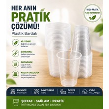 Plastik Pet Bardak Otomat 180 cc 100'LÜ