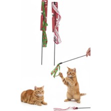 Mikasso Yılbaşı Temalı Kedi Oyun Oltası
