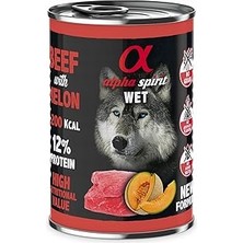 Nacario Alfa Ruhu Köpe?ı Kavun ile S???r Eti | 6 x 400G Hundefutter Nass
