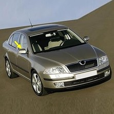 Nacario Sağ Dış Dikiz Ayna Kapağı 1Z0857538A Skoda Octavia 2 A5 2005-2008