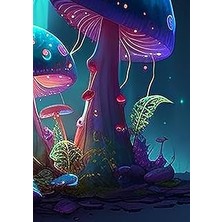 Nacario Independently Published A4 Artist Sketchbook Neon Toadstool Cover